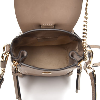 Chloe Suede Calfskin Mini Faye Backpack Motty Grey 6 of 11