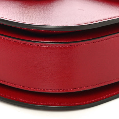 Gucci Azalea Calfskin Horsebit 1955 Shoulder Bag New Cherry Red 10 of 14
