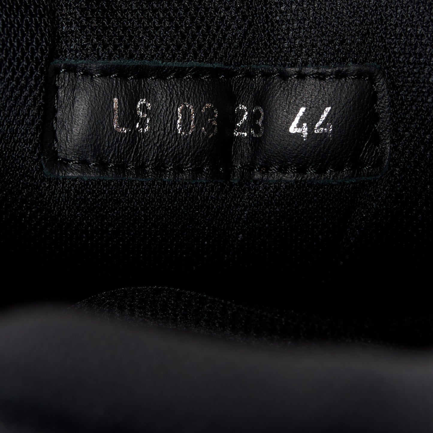 Technical Mesh Calfskin Mens B30 Sneakers 44 Black