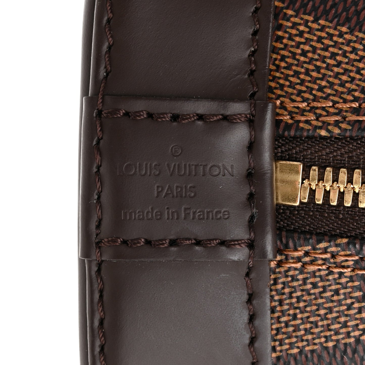 LOUIS VUITTON Damier Ebene Alma BB