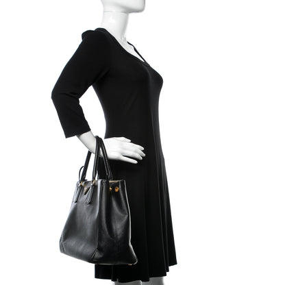 Prada Saffiano Large Galleria Double Zip Tote Black 2 of 14