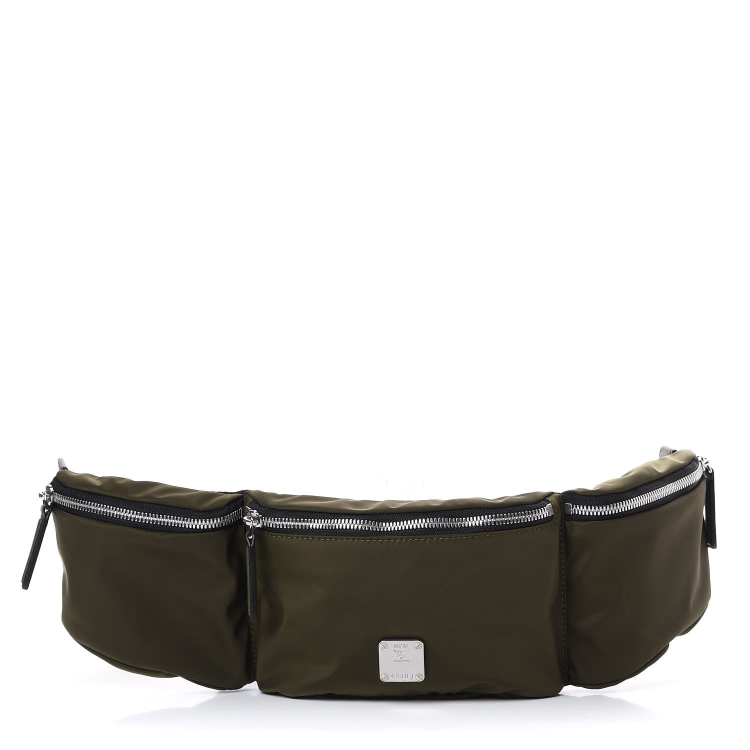 MCM Nylon Belt Bag Loden Green 9 of 9