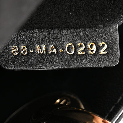 Christian Dior Lambskin Cannage Medium Lady Dior Black 7 of 15