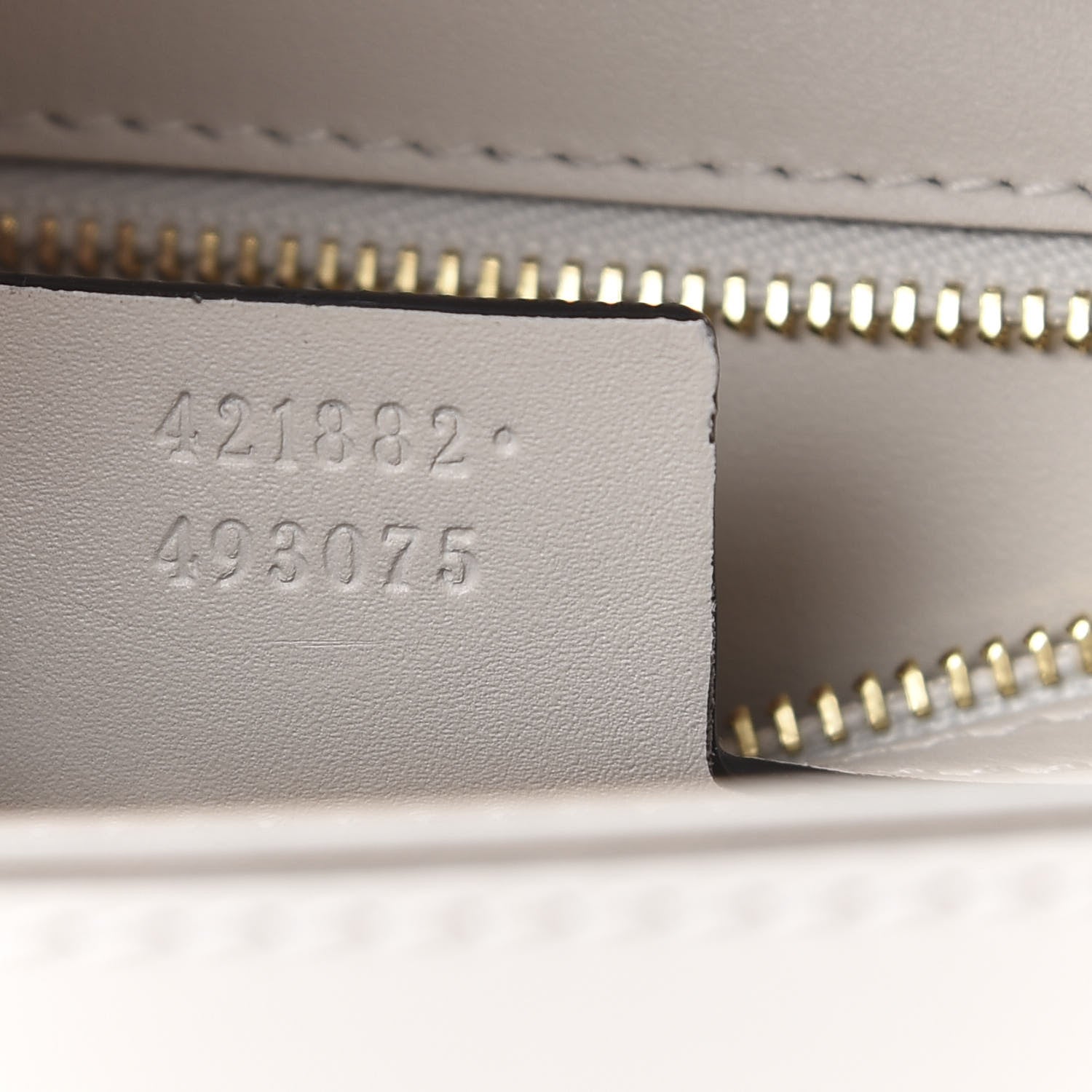 Gucci Calfskin Small Sylvie Shoulder Bag Off White 7 of 10