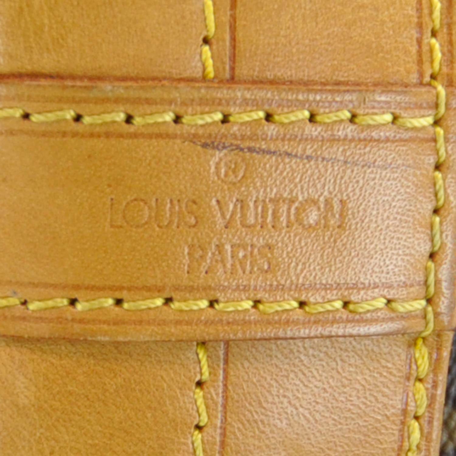 Louis Vuitton Monogram Noe Handbag Purse 5 of 9