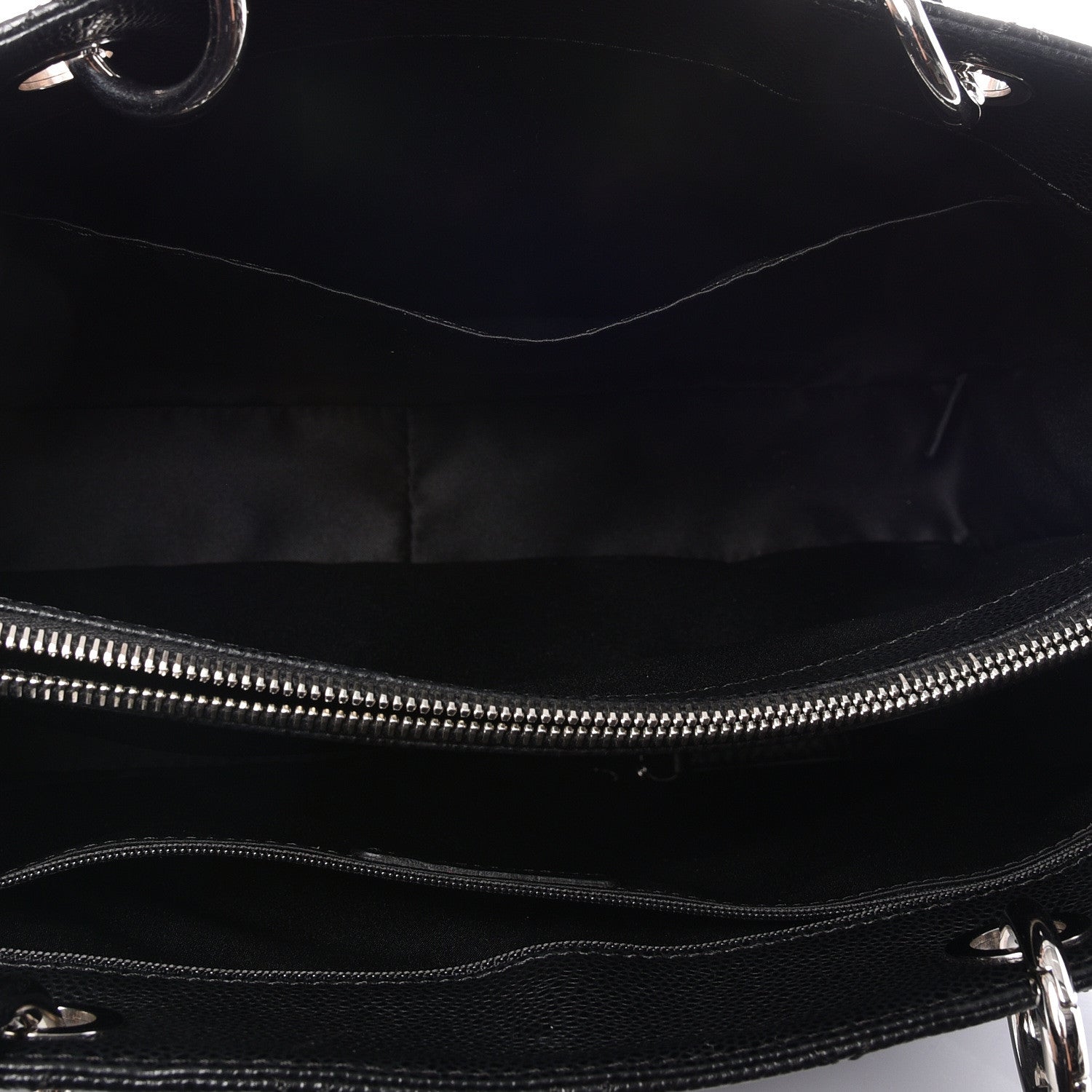 Chanel Caviar Quilted Grand Shopping Tote GST Black 4 of 10