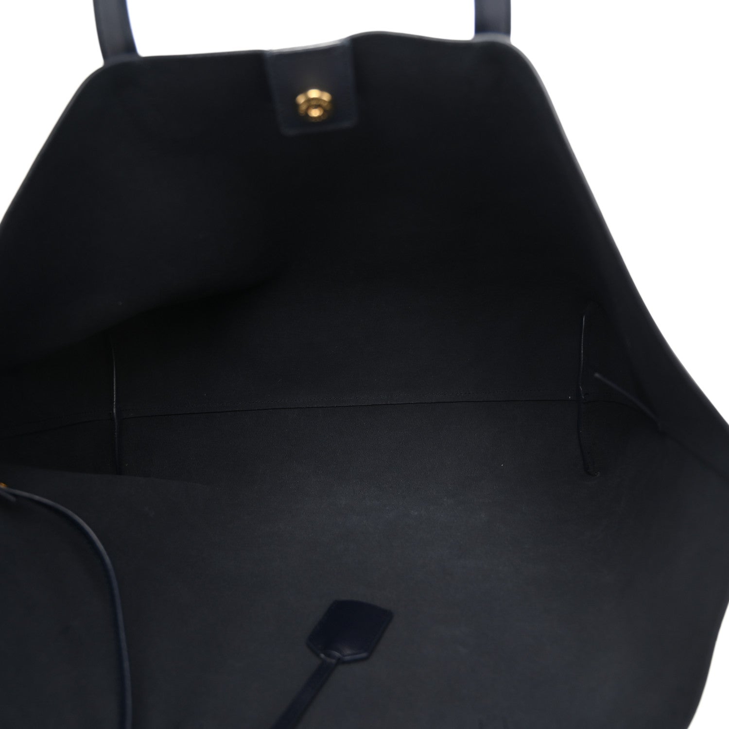 Saint Laurent Calfskin Large Shopping Tote Black 6 of 10
