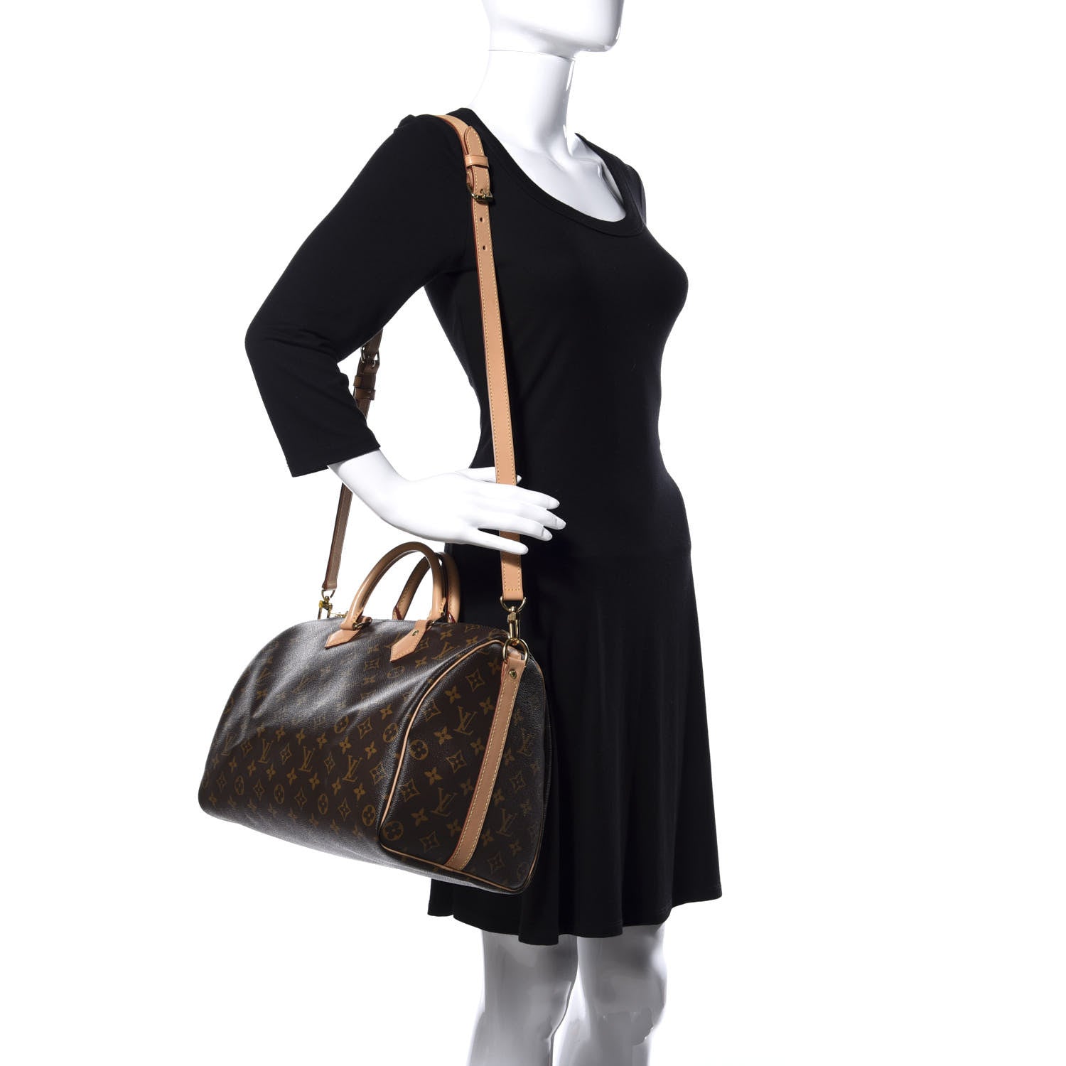 Louis Vuitton Monogram Speedy Bandouliere 35 2 of 10