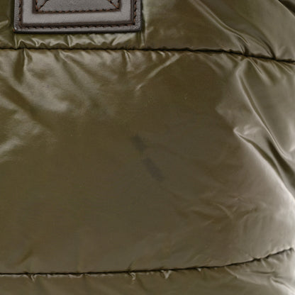 Chanel Nylon Quilted Medium Coco Cocoon Reversible Tote Khaki 15 of 15