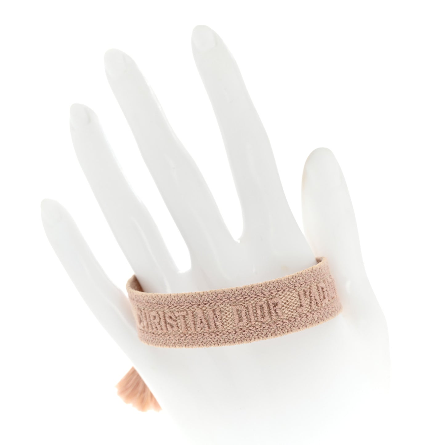 Woven Cotton J'Adior Friendship Bracelet Set Pink
