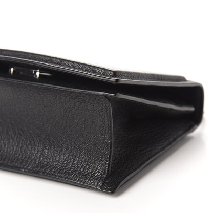 3.1 Phillip Lim 3.1 Goatskin Mini Soleil Flap Bag Black 7 of 9