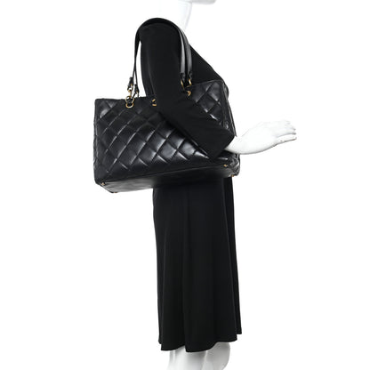 Chanel Calfskin Stitch Surpique Tote Black 2 of 22