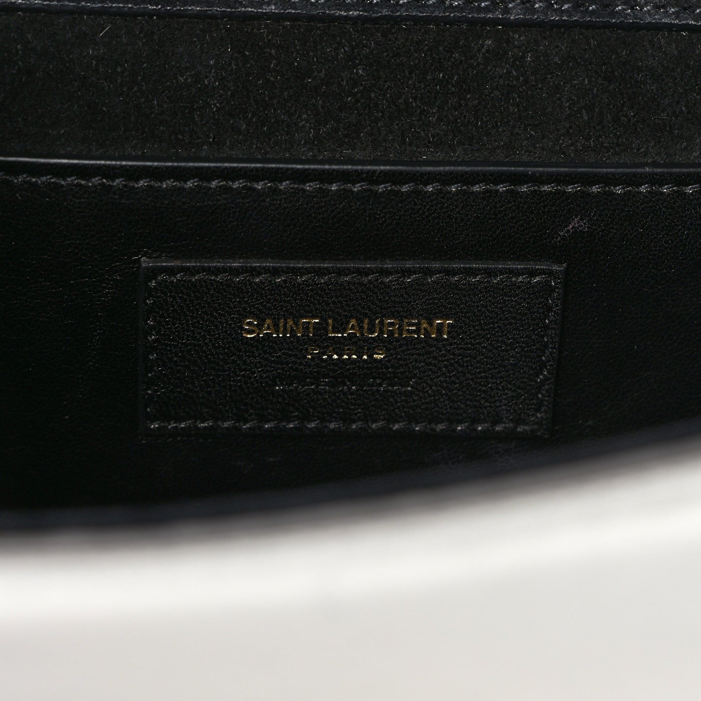 Metallic Calfskin Classic Monogram Cassandre Clutch Silver