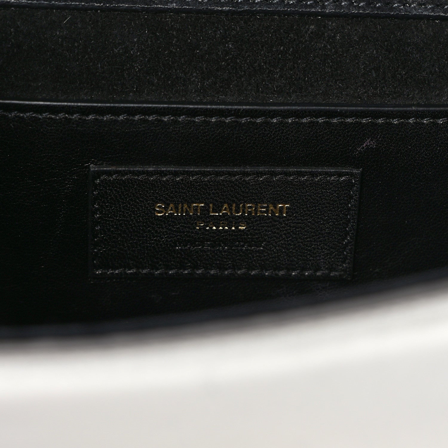 Saint Laurent Metallic Calfskin Classic Monogram Cassandre Clutch Silver 6 of 8