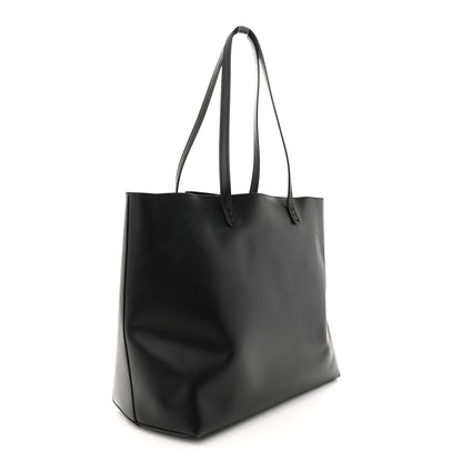 Fendi Vitello Ginevra Elaphe Monster Eyes Shopping Tote Black Naturale 3 of 14
