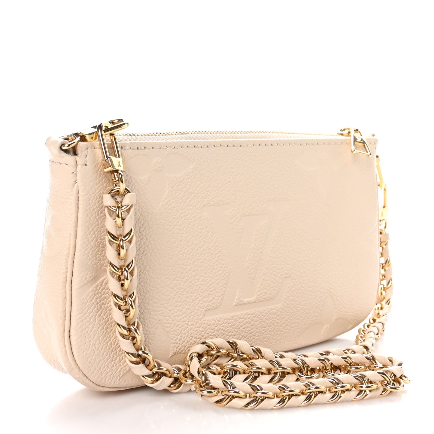 Empreinte Monogram Giant Multi Pochette Accessories Mini Pochette Cream
