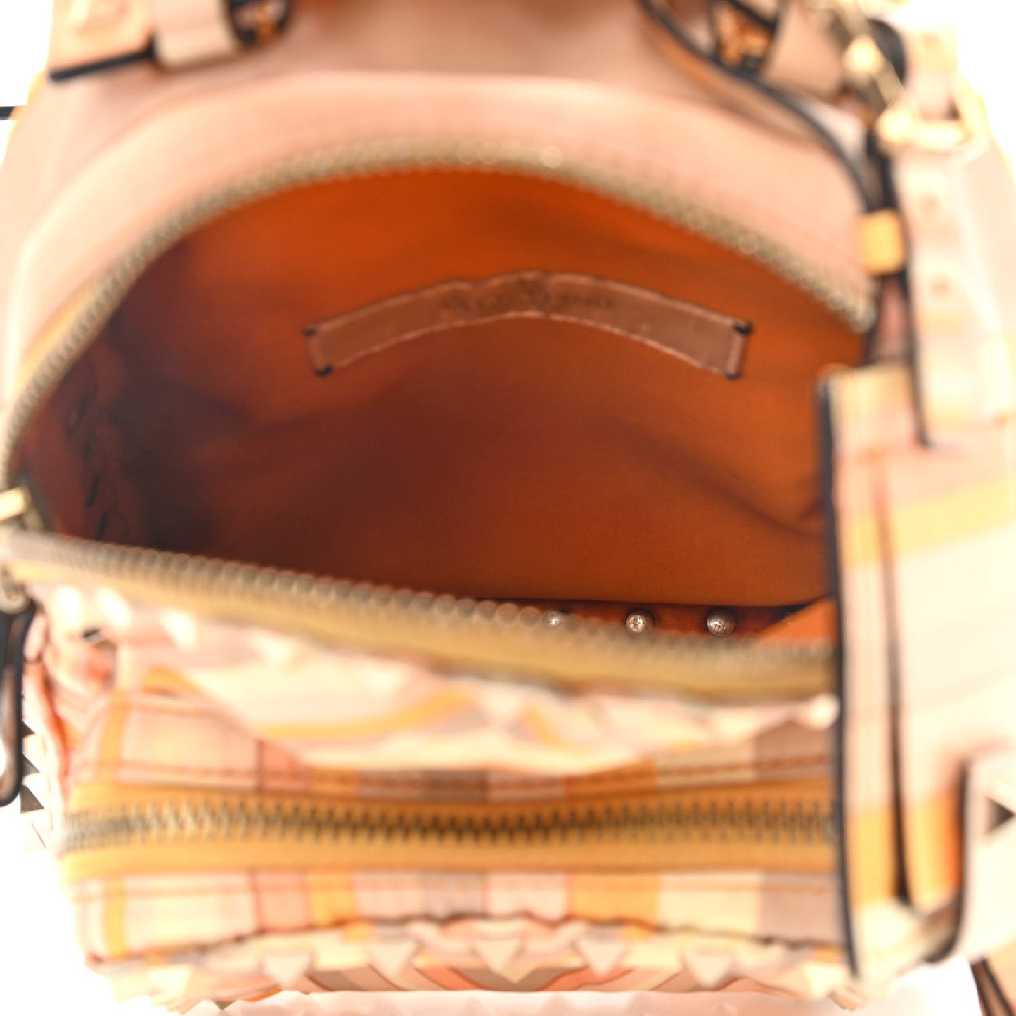 Vitello Native Couture 1975 Mini Rockstud Backpack Multicolor
