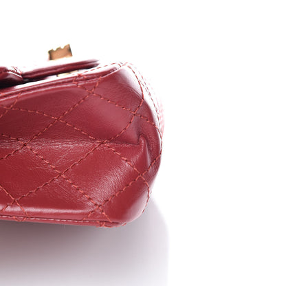 Chanel Aged Calfskin Quilted 2.55 Reissue 224 Flap Red 10 of 11