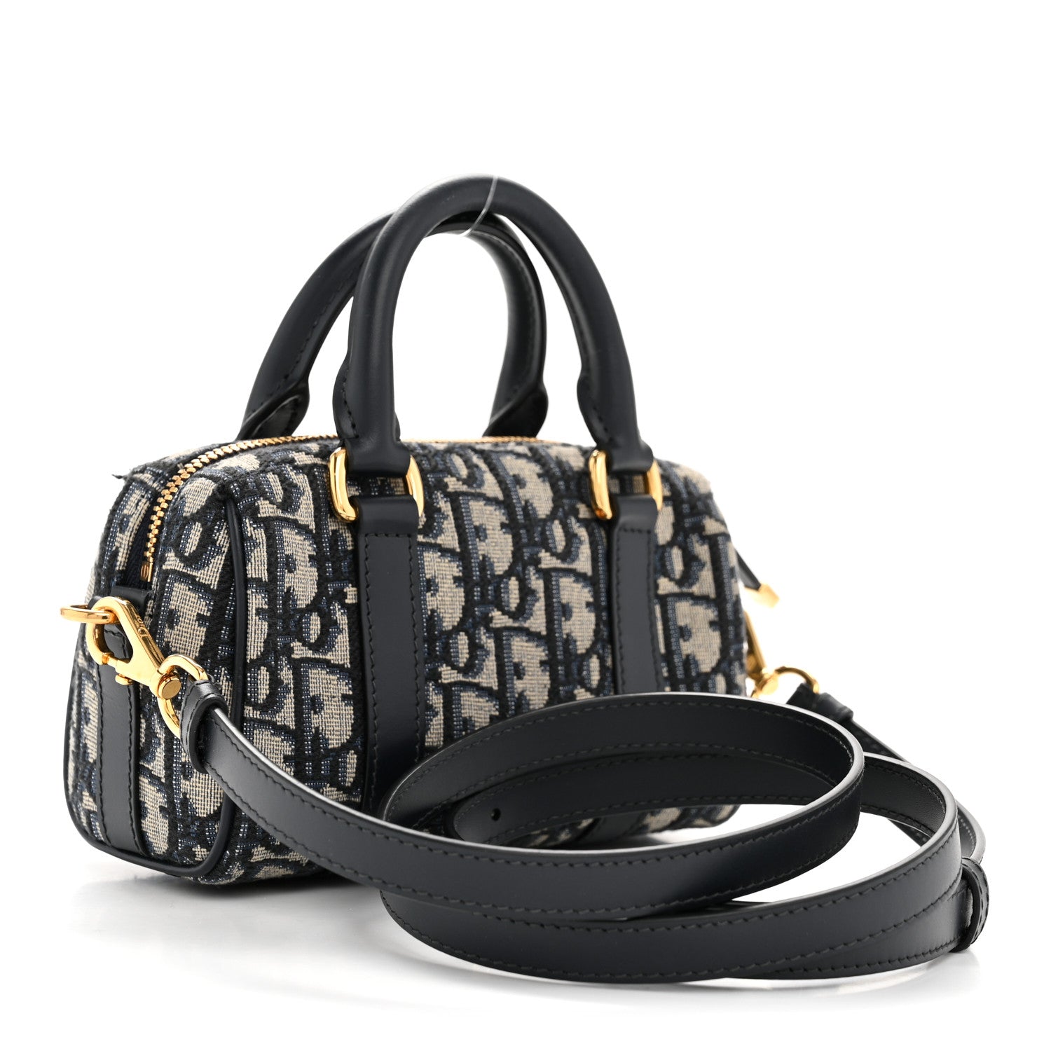 Christian Dior Oblique Nano Groove 17 Bag Blue 6 of 31