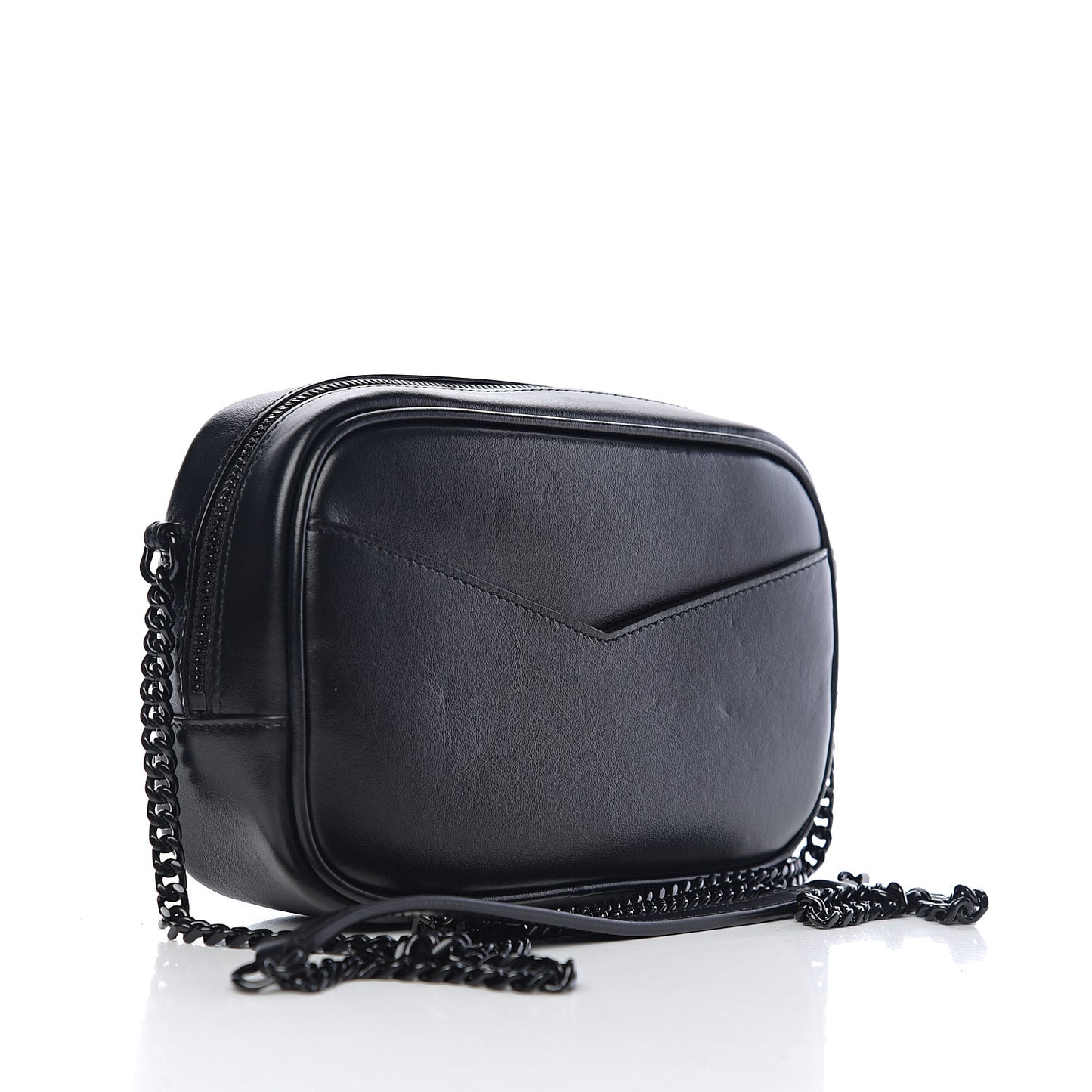 Calfskin Tiger Burnout Monogram Lou Camera Bag Black Multicolor