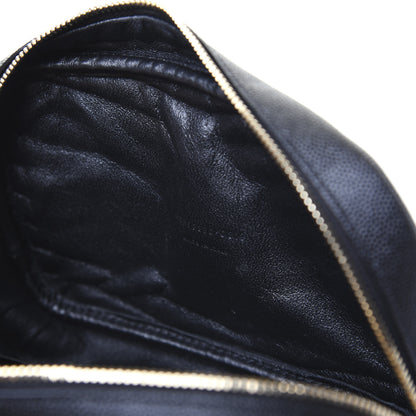 Saint Laurent Grain De Poudre Matelasse Monogram Mini Lou Camera Bag Black 11 of 15