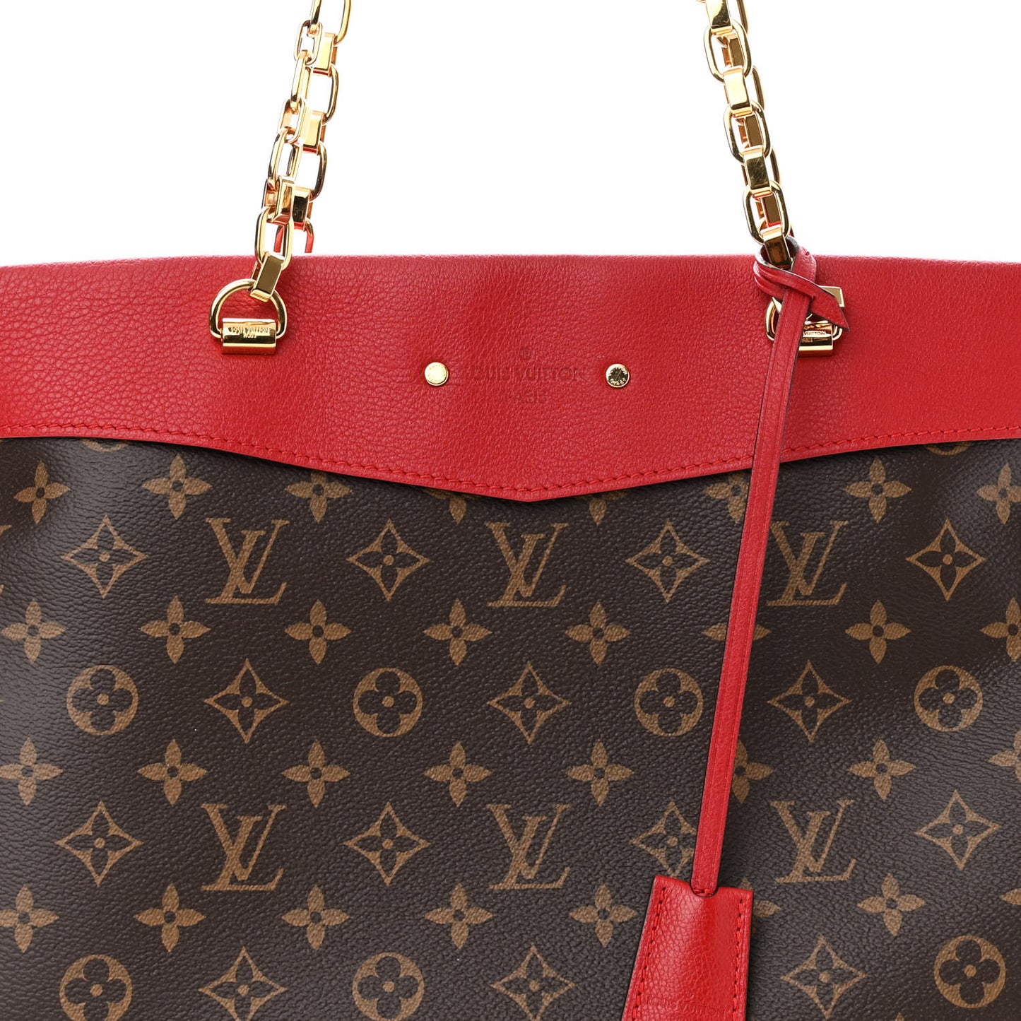 Monogram Pallas Shopper Cherry