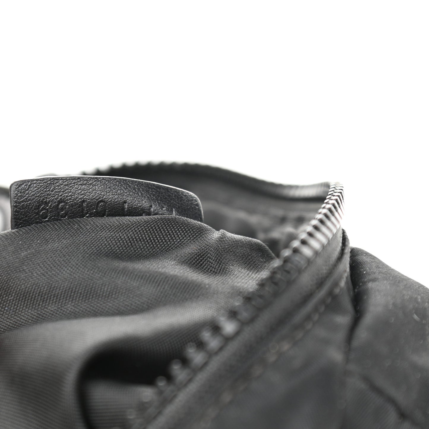 Nylon Logo Belt Bag Black
