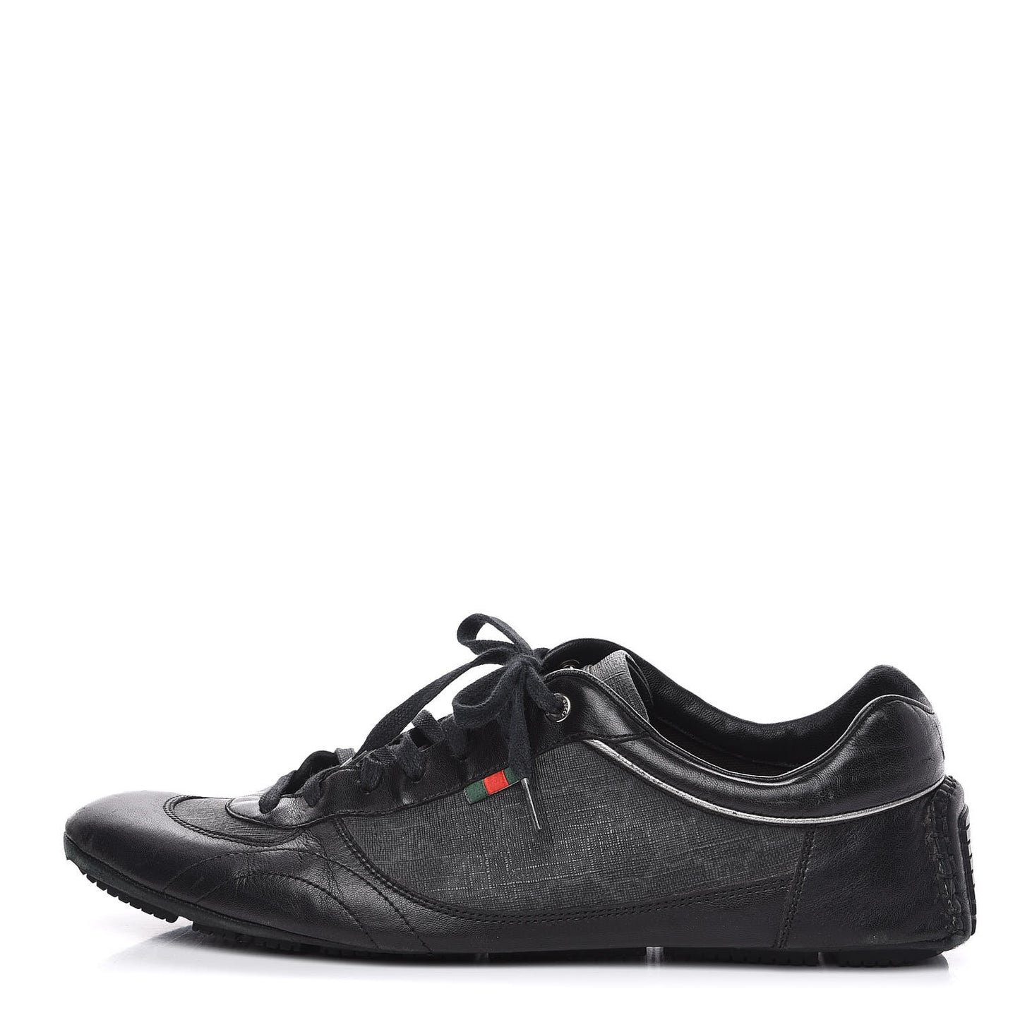GG Supreme Monogram Mens Sneakers 10 Black