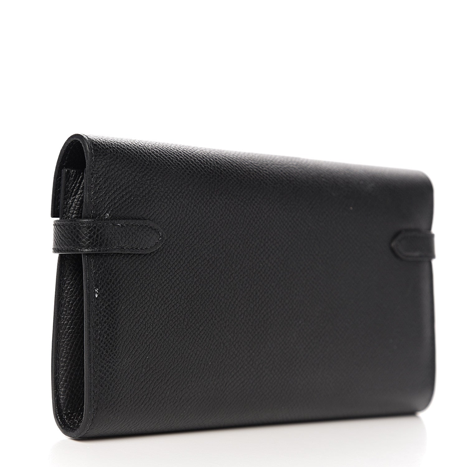 Hermes Epsom Kelly Longue Wallet Black 2 of 8