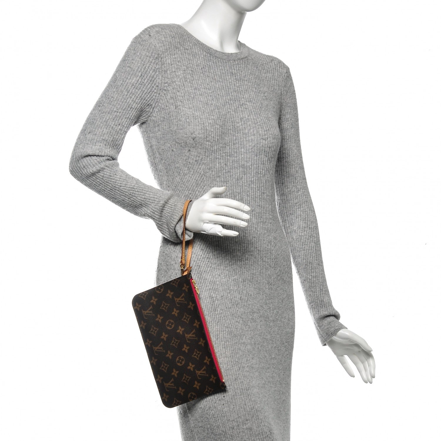 Louis Vuitton Monogram Neverfull MM GM Pochette Pivoine 2 of 6