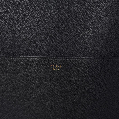 Celine Soft Grained Calfskin Sangle Bucket Bag Black 8 of 8