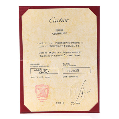 Cartier 18K Yellow Gold Small LOVE Hoop Earrings 6 of 7