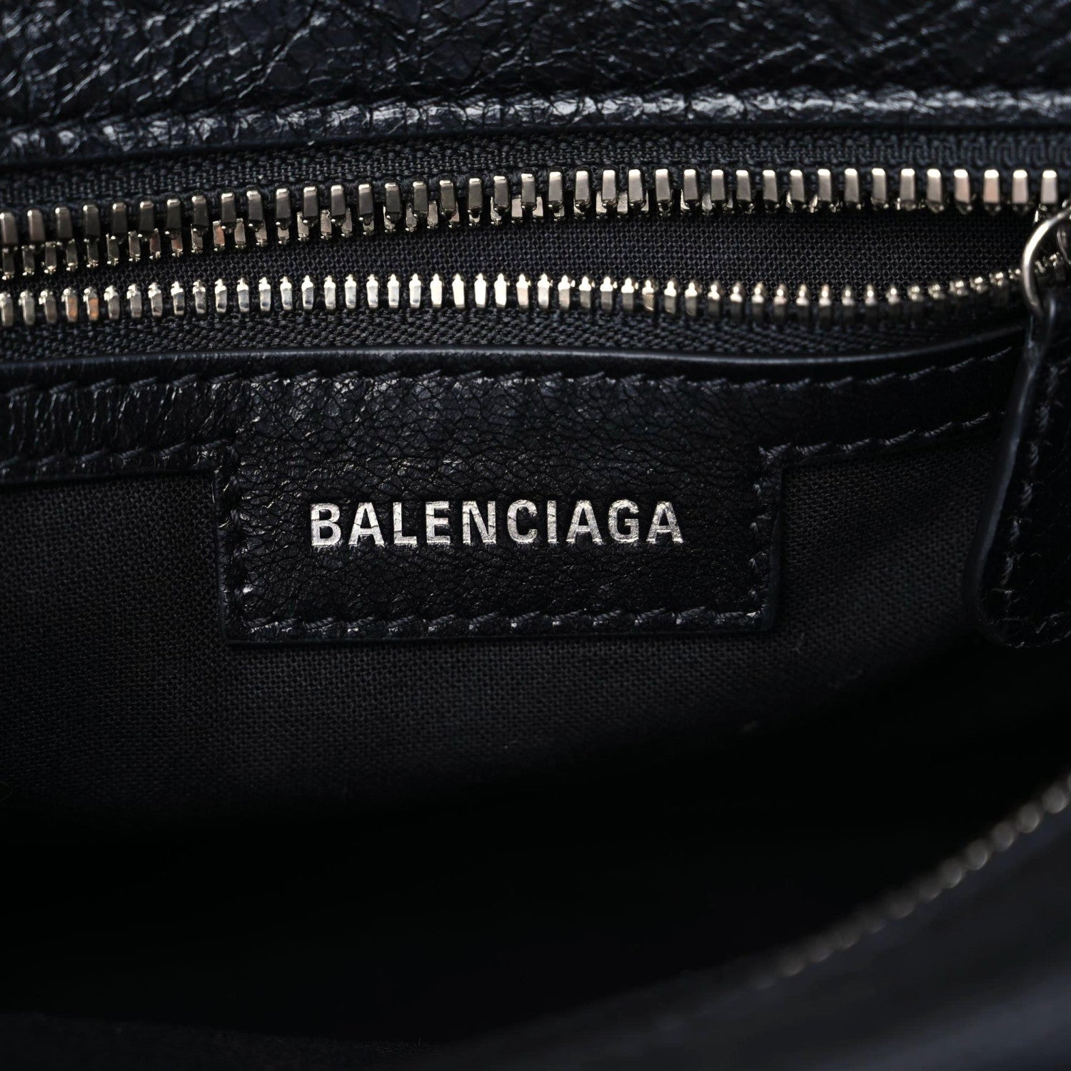 Balenciaga Agneau Arena Neo Cagole Handbag XS Black 11 of 13