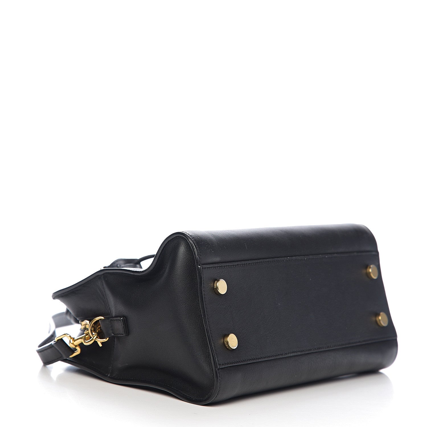 Saint Laurent Calfskin Monogram Baby Cabas Black 3 of 15