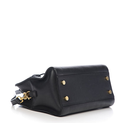 Saint Laurent Calfskin Monogram Baby Cabas Black 3 of 15