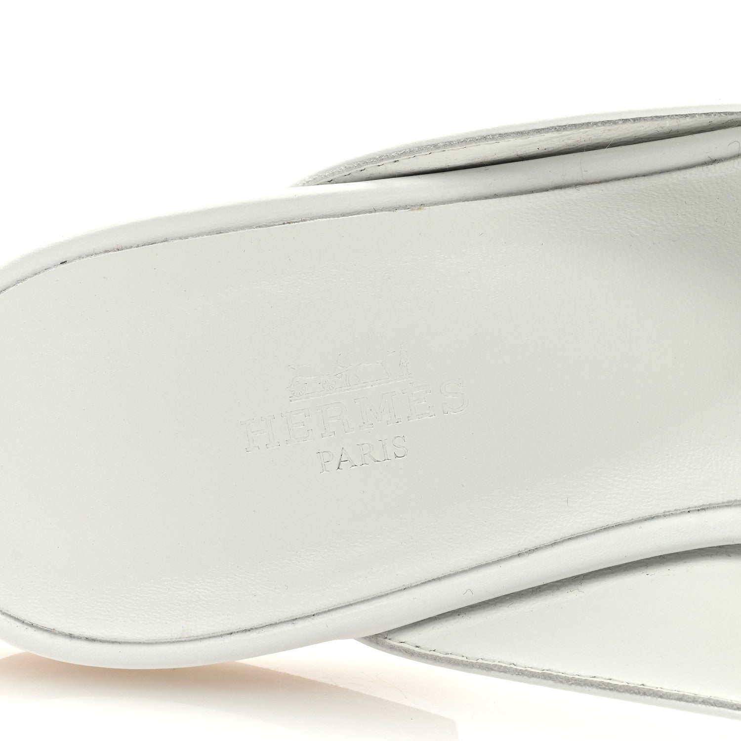 Hermes Calfskin Oz Mules 41 White 7 of 7
