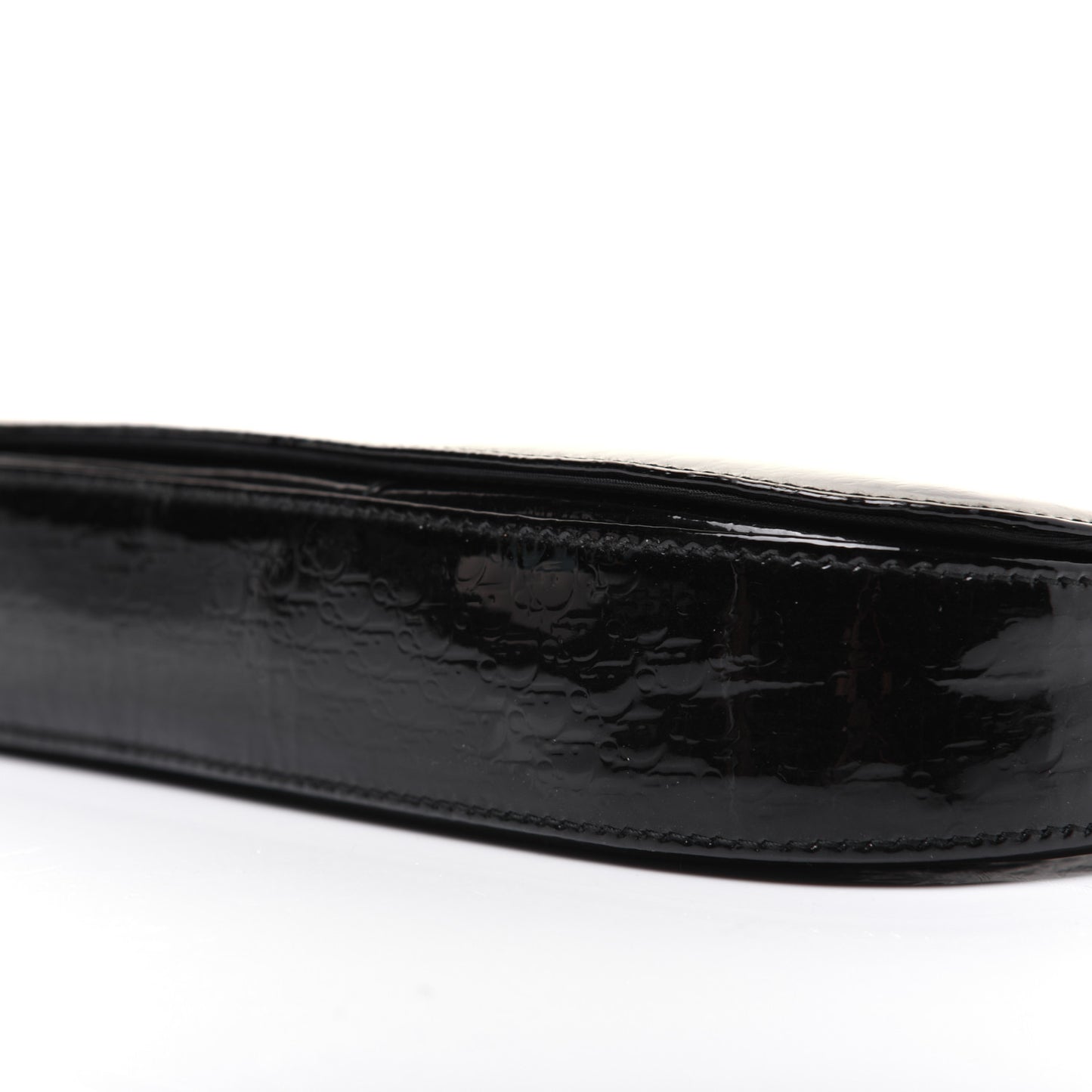 Patent Trotter Maris Pearl Shoulder Bag Black