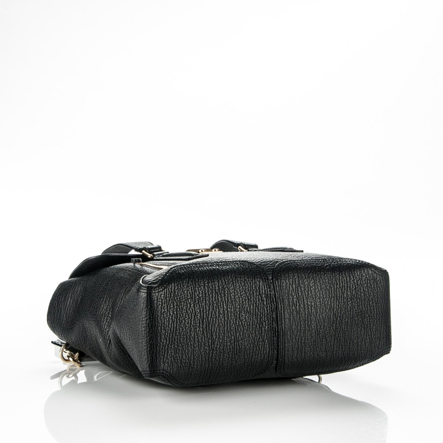 3.1 Textured Calfskin Medium Pashli Satchel Black