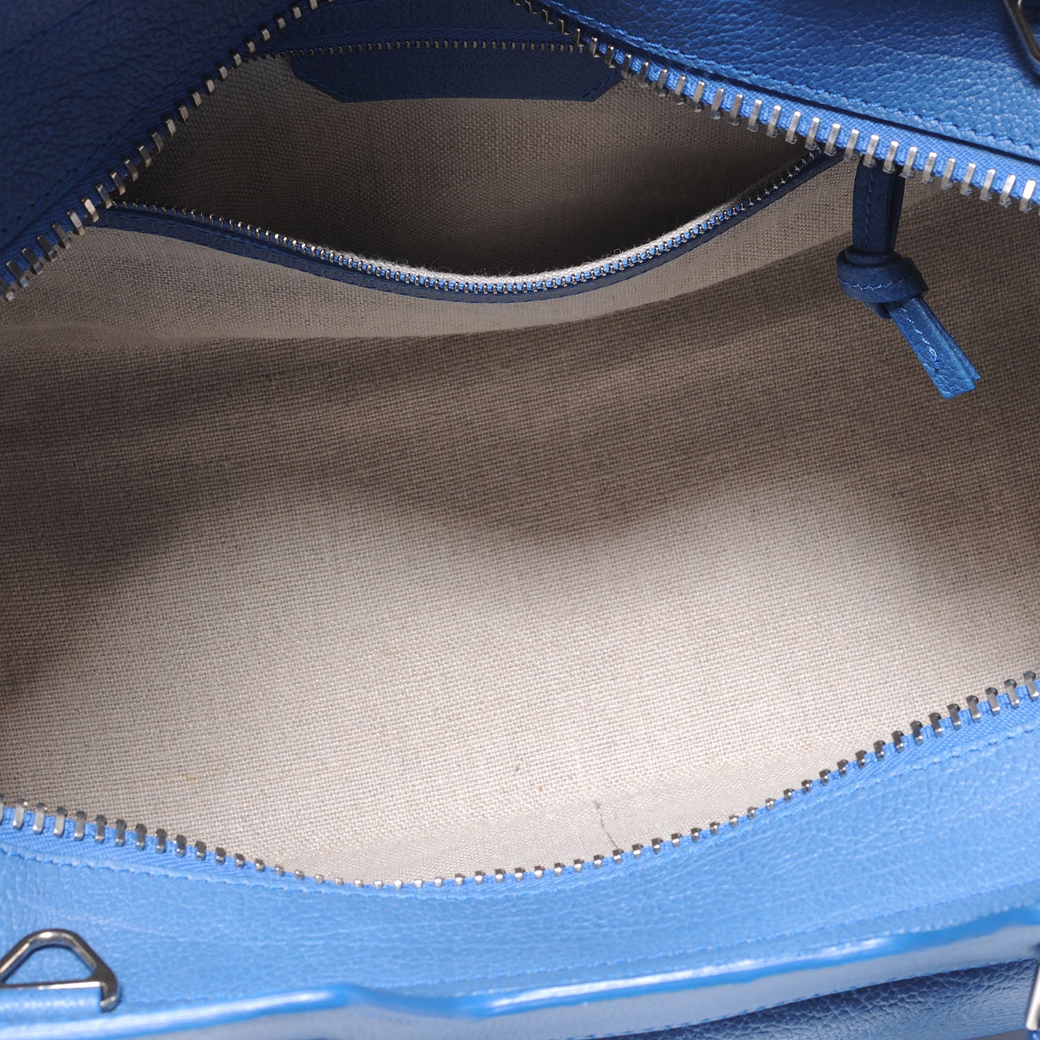 Proenza Schouler Leather PS13 Small Satchel Blue 7 of 9