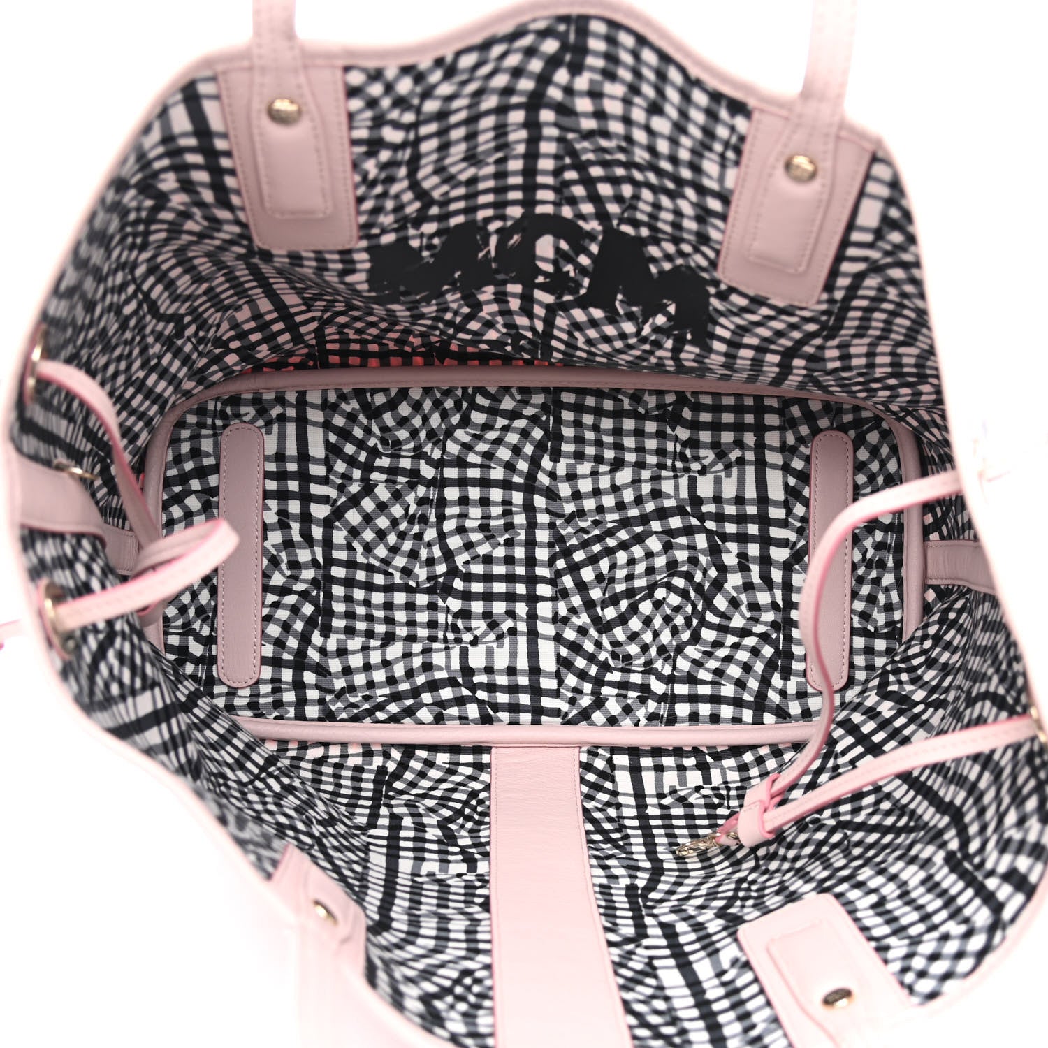 MCM Visetos Medium Liz Reversible Shopper Tote Soft Pink 11 of 13