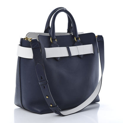 Burberry Soft Grain Calfskin Medium Belt Bag Regency Blue 3 of 14