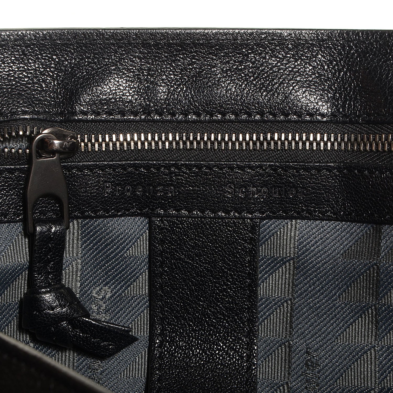 Proenza Schouler Lambskin Fringe Medium PS1 Satchel Black 6 of 14