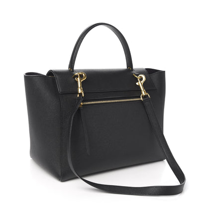 Celine Grained Calfskin Mini Belt Bag Black 2 of 9