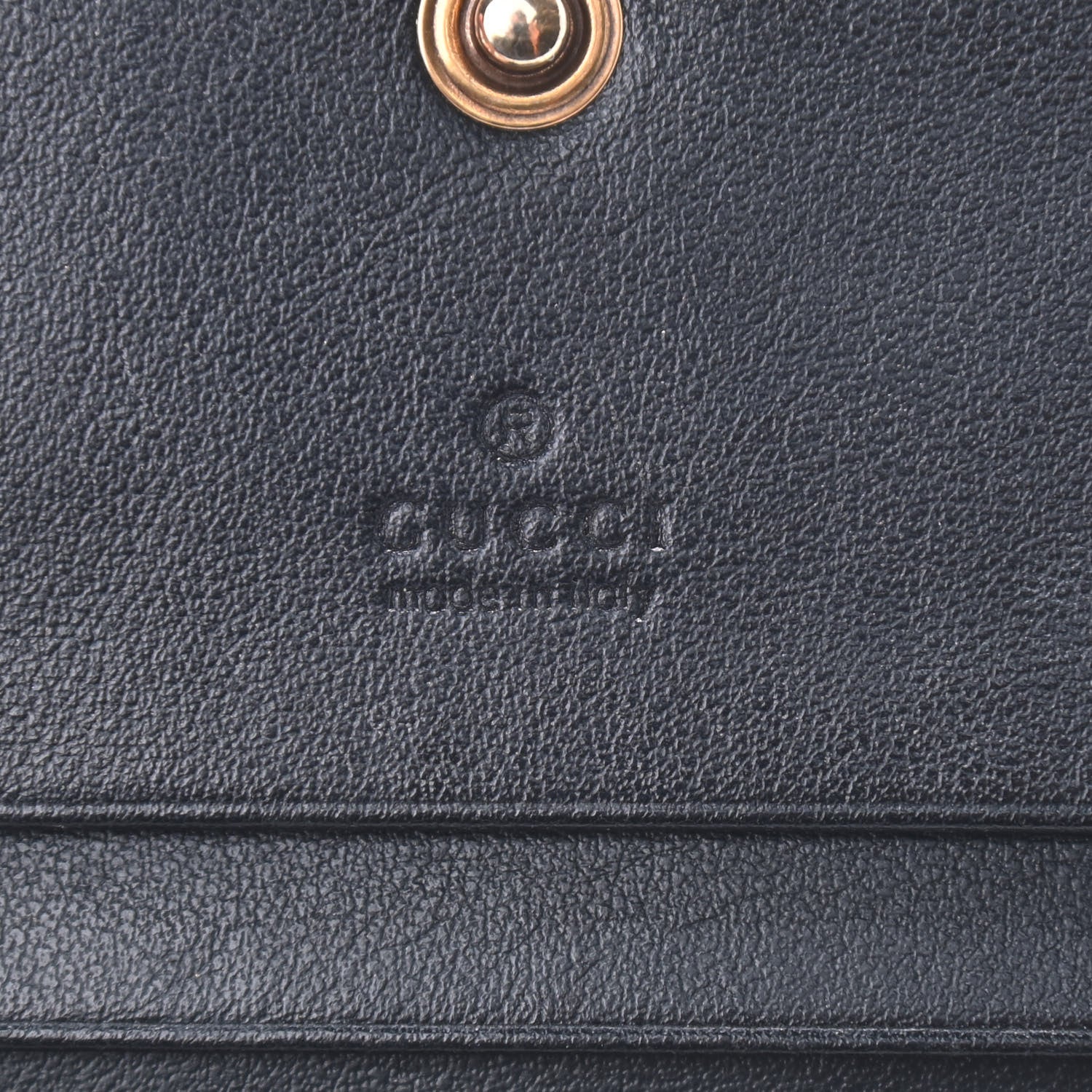 Gucci Calfskin Matelasse GG Marmont Mini Wallet On Chain Black 6 of 8