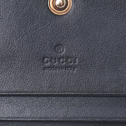 Gucci Calfskin Matelasse GG Marmont Mini Wallet On Chain Black 6 of 8