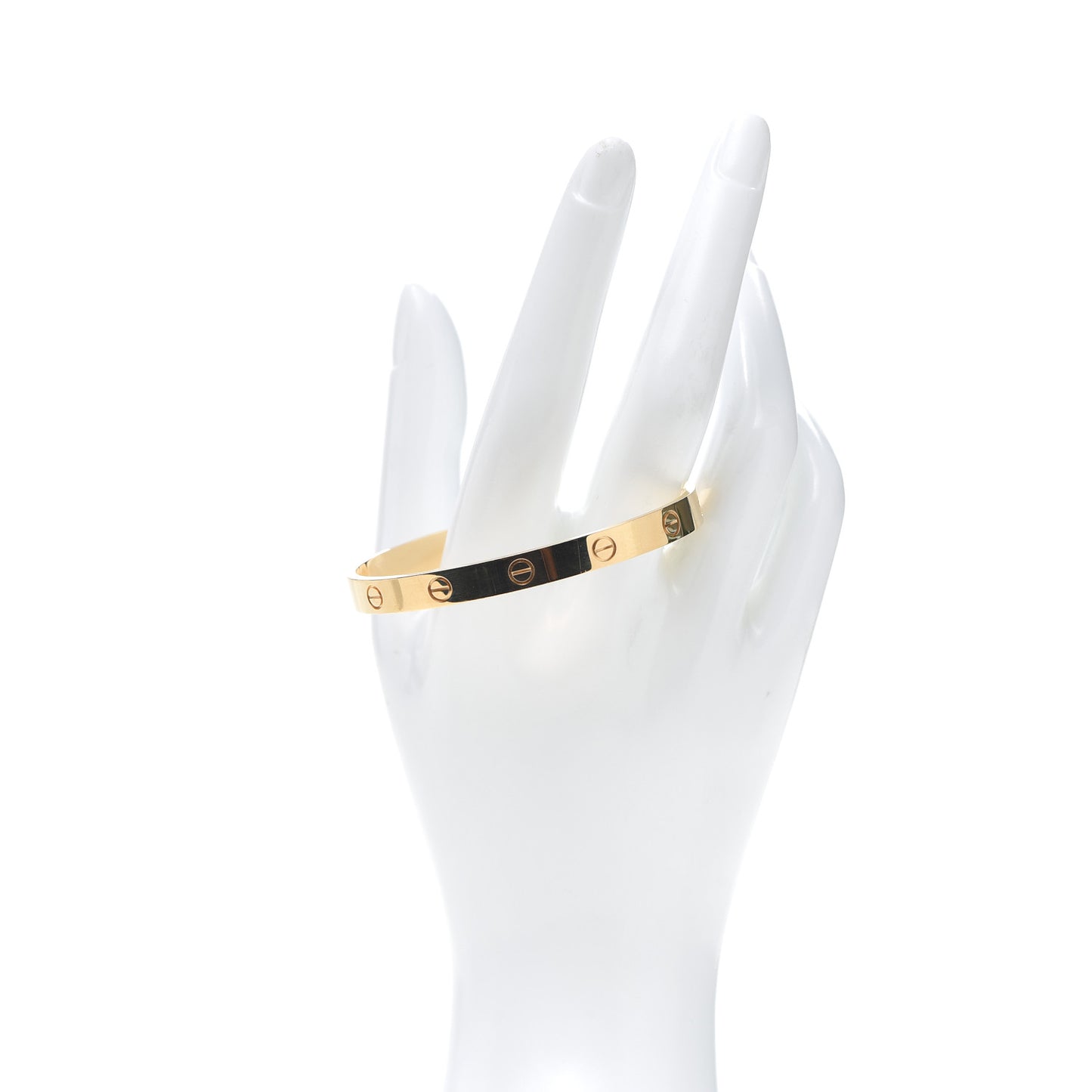 18K Yellow Gold LOVE Cuff Bracelet 18