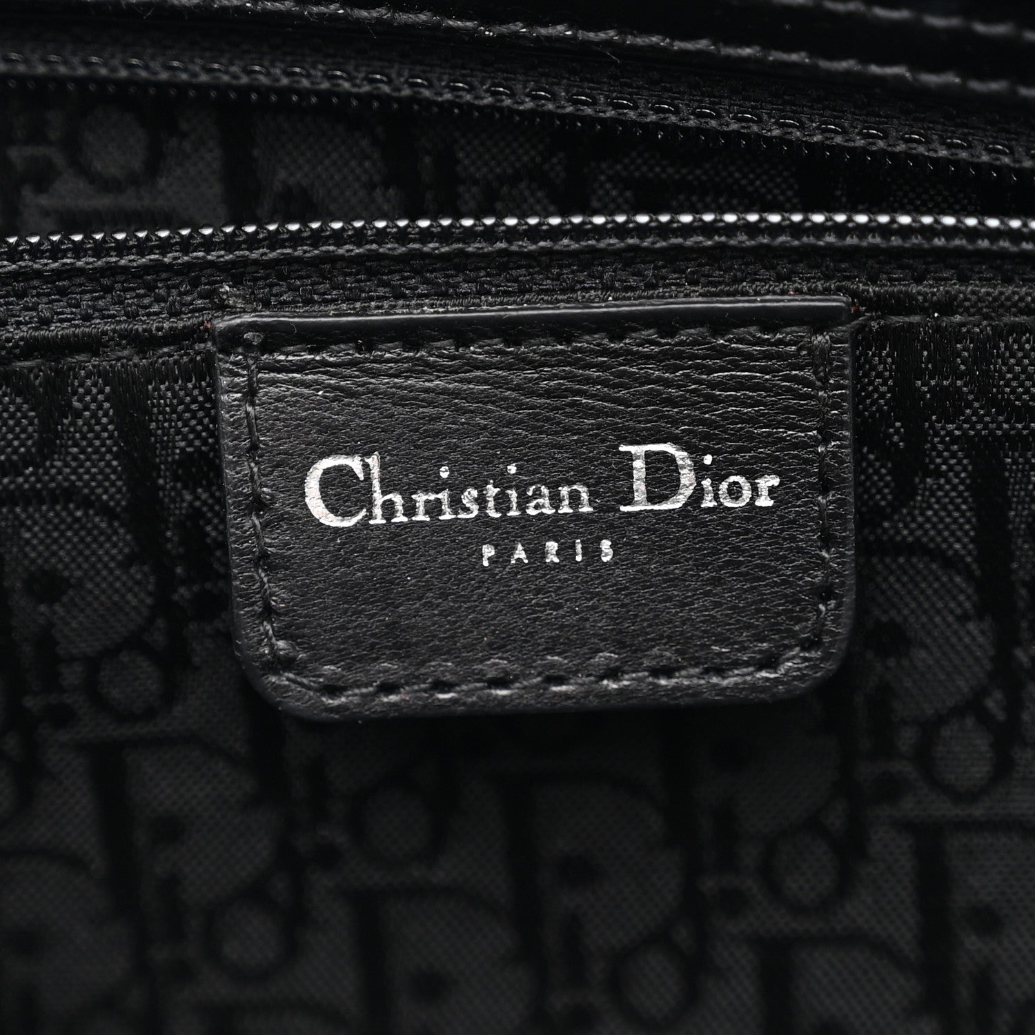 Christian Dior Patent Cannage Stitched East West Lady Dior Black 6 of 10