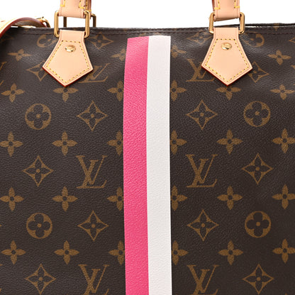 Louis Vuitton Monogram My LV Heritage Speedy Bandouliere 30 Fuchsia White 7 of 9