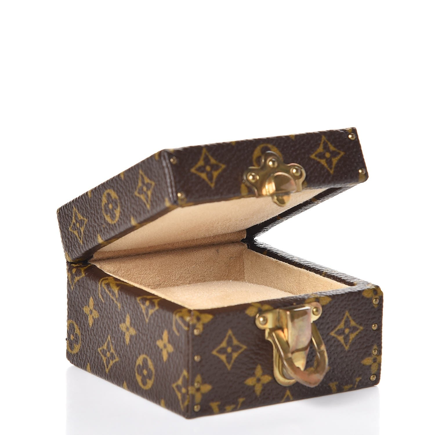 Louis Vuitton Monogram Ring Box Mini Trunk Case 6 of 10
