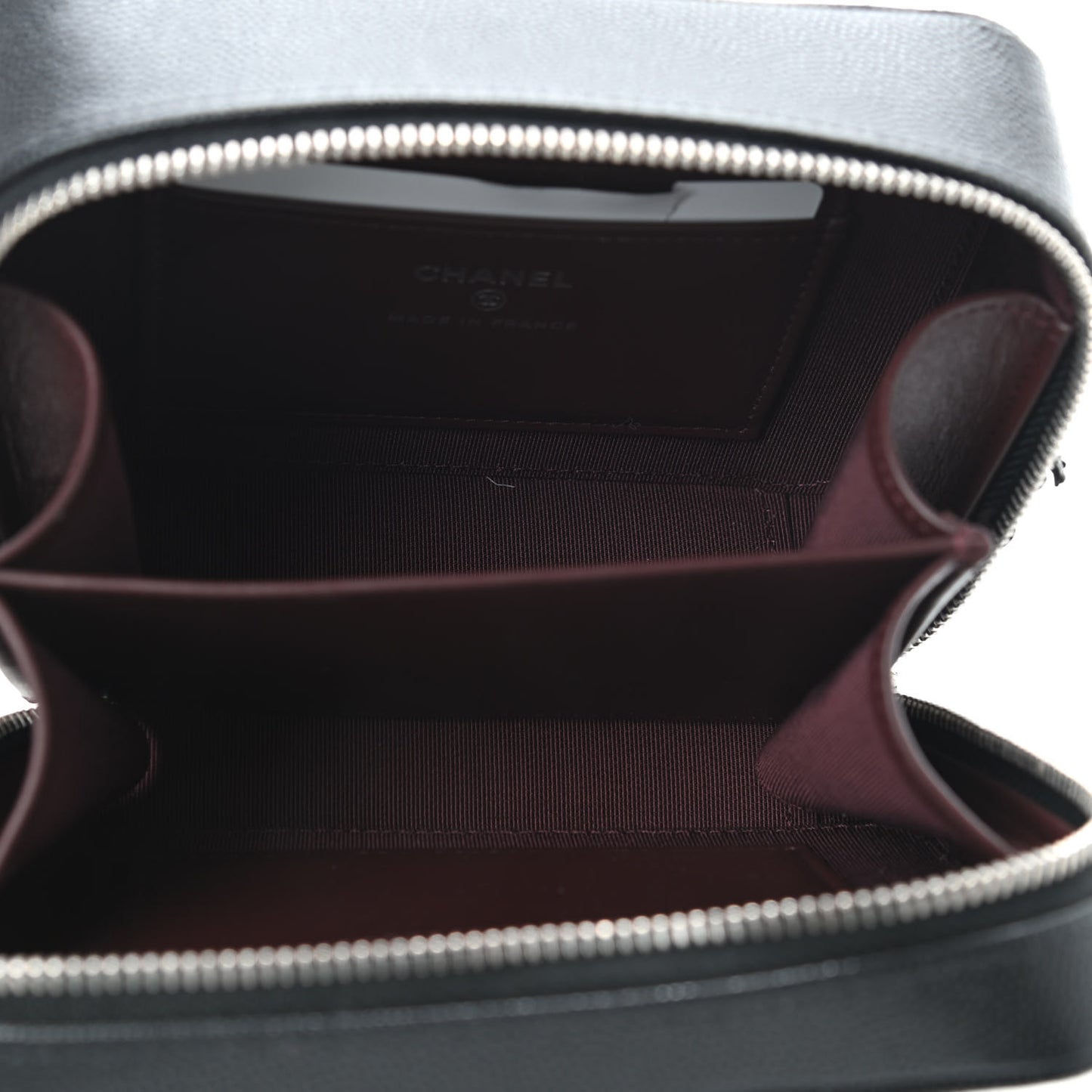 Caviar Quilted Camera Bag Black